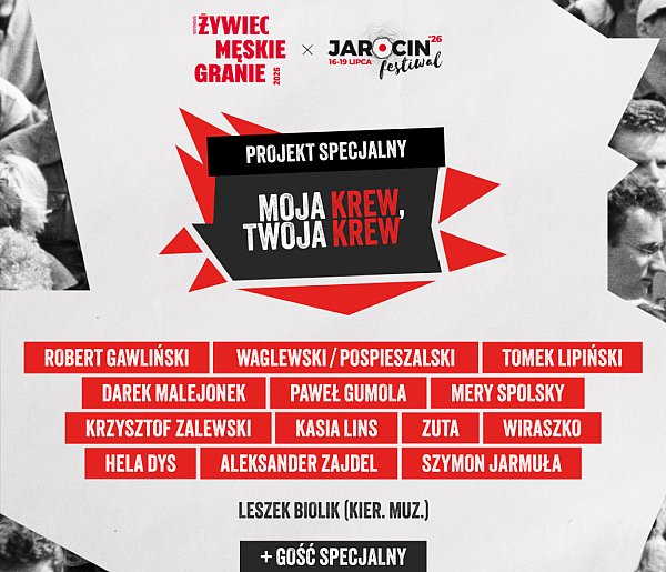 Jarocin i Męskie Granie łączą siły. Wiemy, kto zagra podczas projektu specjalnego