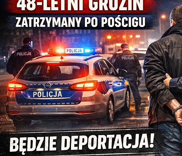 1,5 promila i ucieczka przed patrolem. 48-latek z Gruzji zatrzymany