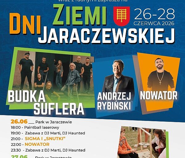 Jaraczewo będzie się bawić przez trzy dni. Sprawdź program Dni Ziemi Jaraczewskiej