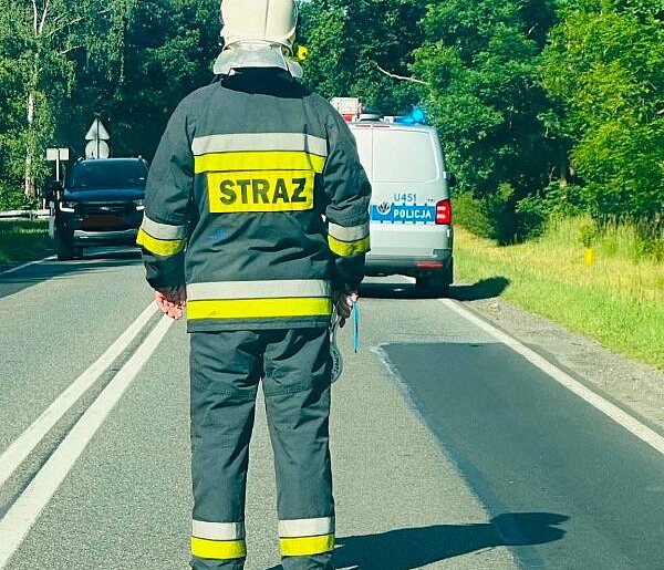 16-latek wyjechał na DK12. Doszło do zderzenia z samochodem (ZDJĘCIA)