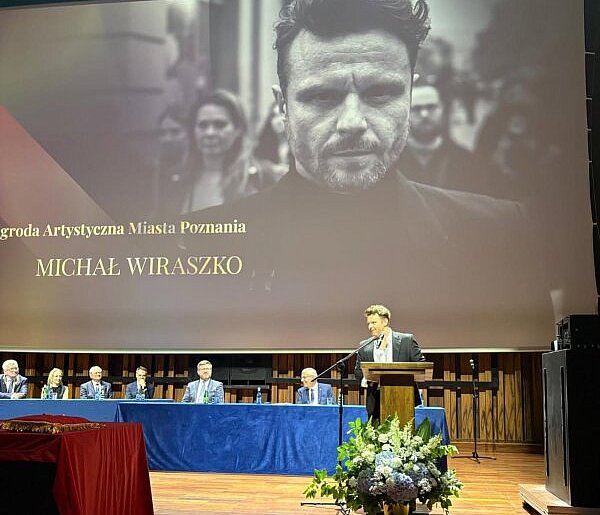 To jedno z najważniejszych wyróżnień w Poznaniu. Otrzymał je Michał Wiraszko