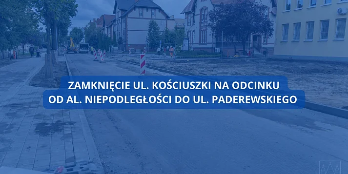 Jedna z kluczowych ulic w centrum Jarocina zamknięta dla ruchu
