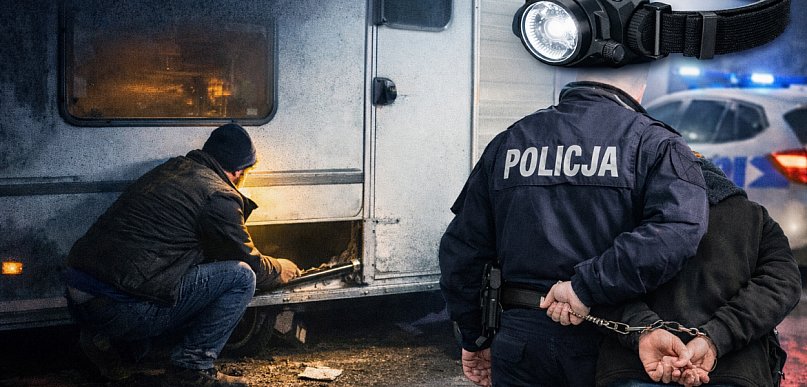 56-latek ukradł latarkę z przyczepy. Grozi mu do 10 lat więzienia