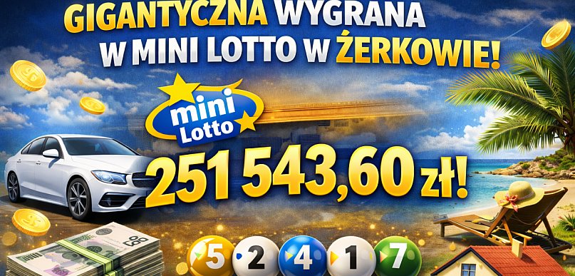 250 tys. zł w Mini Lotto trafiło do Żerkowa. Sprawdź, gdzie padł szczęśliwy los!