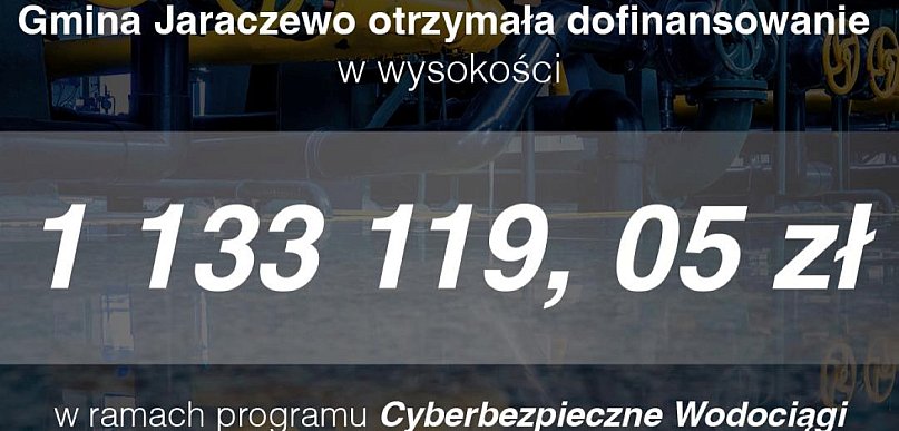 Rekord w skali kraju! Ponad 1,13 mln zł dla Jaraczewa na cyberbezpieczeństwo