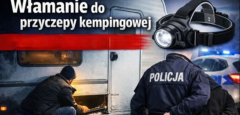 Ukradł miedź, radio i wyposażenie przyczep. 56-latek odpowie przed sądem