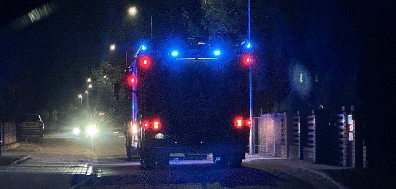 Interwencja strażaków przy ul. Brdowej. Czujnik wykazał obecność tlenku węgla
