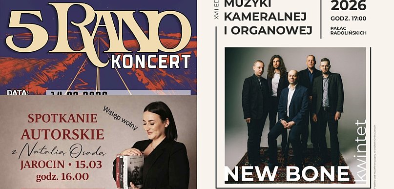 Muzyka, literatura i film. Tak zapowiada się weekend w Jarocinie