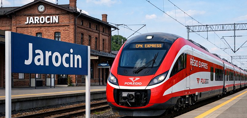 Rewolucja na torach. Z Jarocina pojedziesz szybkim pociągiem do CPK
