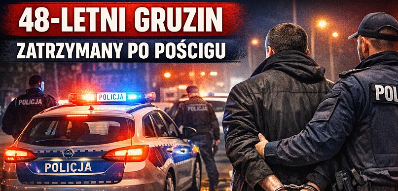 1,5 promila i ucieczka przed patrolem. 48-latek z Gruzji zatrzymany