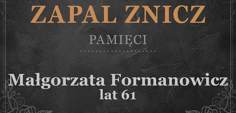 Nie żyje Małgorzata Formanowicz. Zespół Szkół nr 4 żegna swoją nauczycielkę