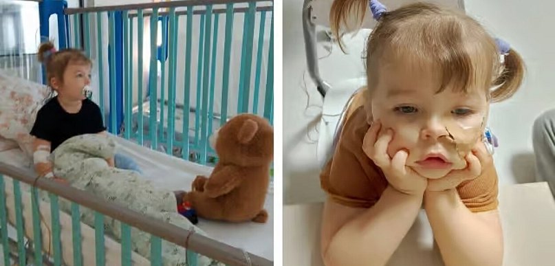 Dramat 2-letniej Emilki z Jarocina. Zwykły kaszel okazał się białaczką