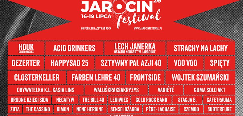 Legendarne powroty i punkowa energia. Nowi artyści Jarocin Festiwal 2026