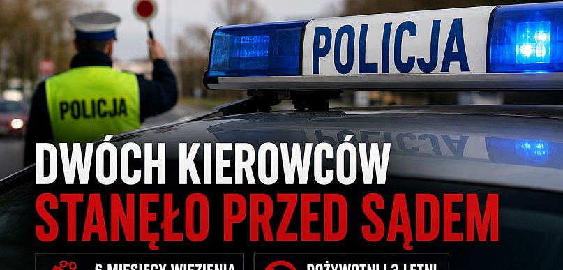 Policja zatrzymała ich w kilka dni. Kierowcy odpowiadali w trybie przyspieszonym