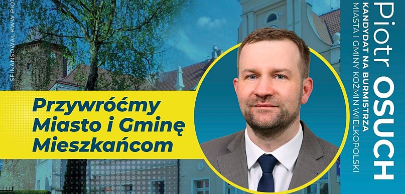 Koźmin Wlkp. ma nowego burmistrza. Kandydat PSL-u z rekordowym wynikiem