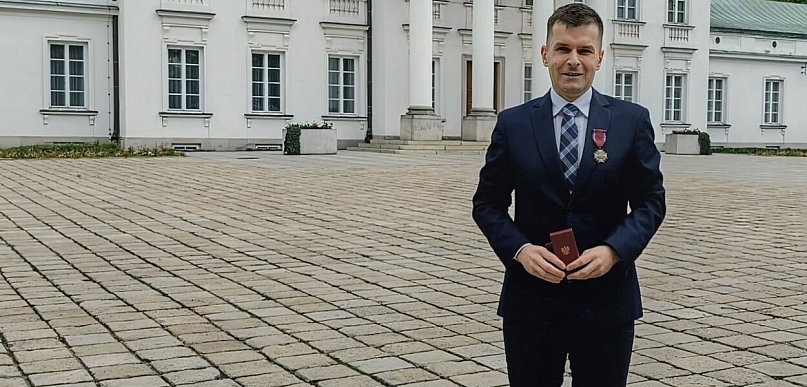 Łukasz Witczak z odznaczeniem od Prezydenta RP. „To dla mnie ważny dzień”