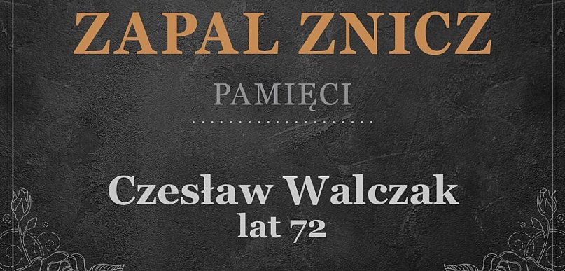 Zmarł Czesław Walczak. Samorządowcy żegnają ojca Beaty Walczak-Silińskiej