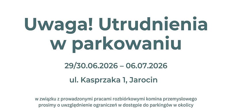 Rozbiórka komina przy ul. Kasprzaka. Kierowcy muszą liczyć się z utrudnieniami