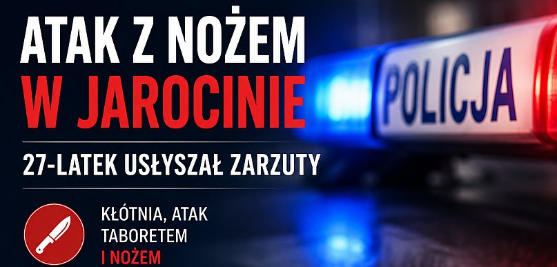 Krwawa awantura przy alkoholu w Jarocinie. 37-latek trafił do szpitala