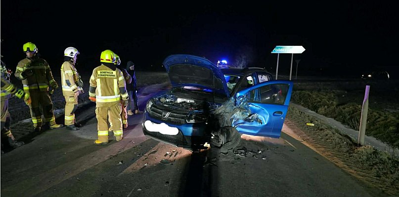 Wieczorna kolizja na trasie Nosków–Rusko. Przejezdne (ZDJĘCIA)