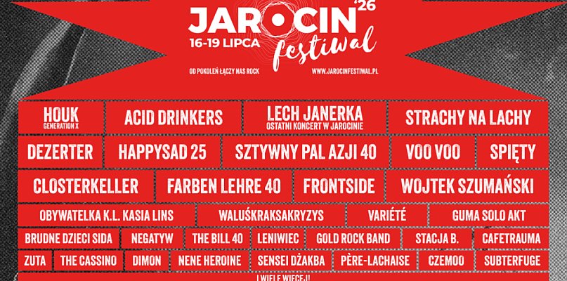 Legendarne powroty i punkowa energia. Nowi artyści Jarocin Festiwal 2026