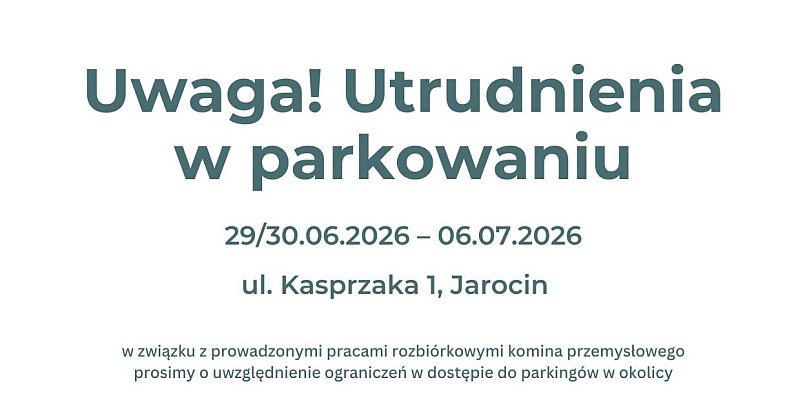 Rozbiórka komina przy ul. Kasprzaka. Kierowcy muszą liczyć się z utrudnieniami
