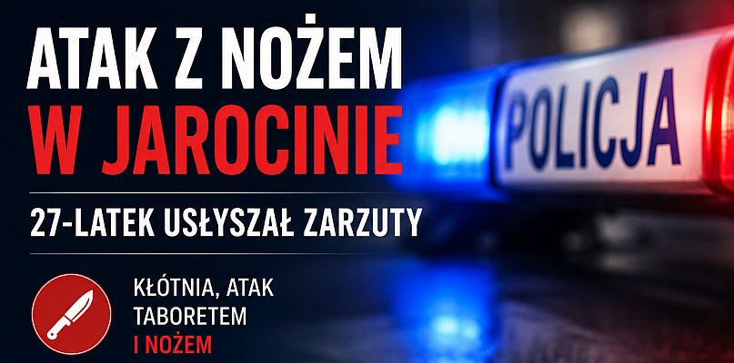 Krwawa awantura przy alkoholu w Jarocinie. 37-latek trafił do szpitala