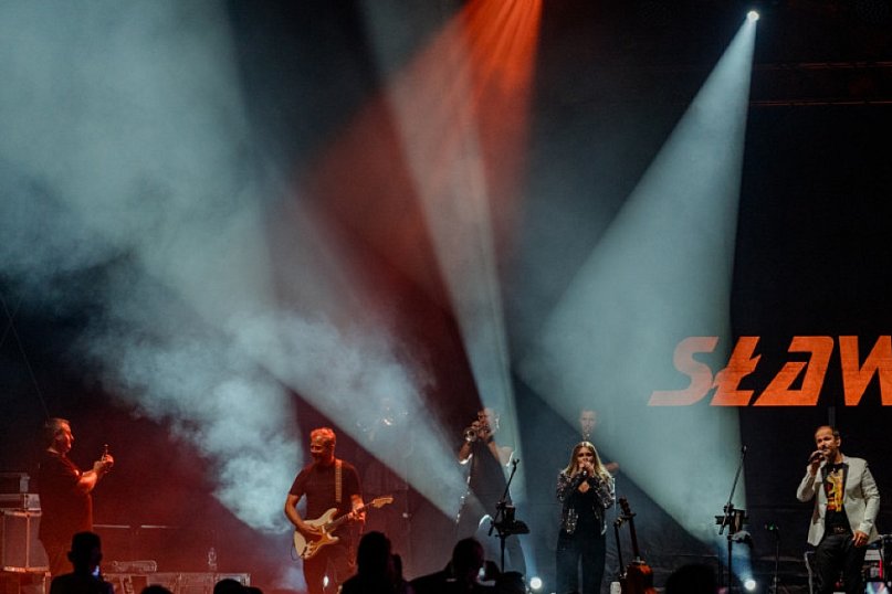 Sławomir i Mezo na scenie XII Dnia Kotlina - Święta Pomidora