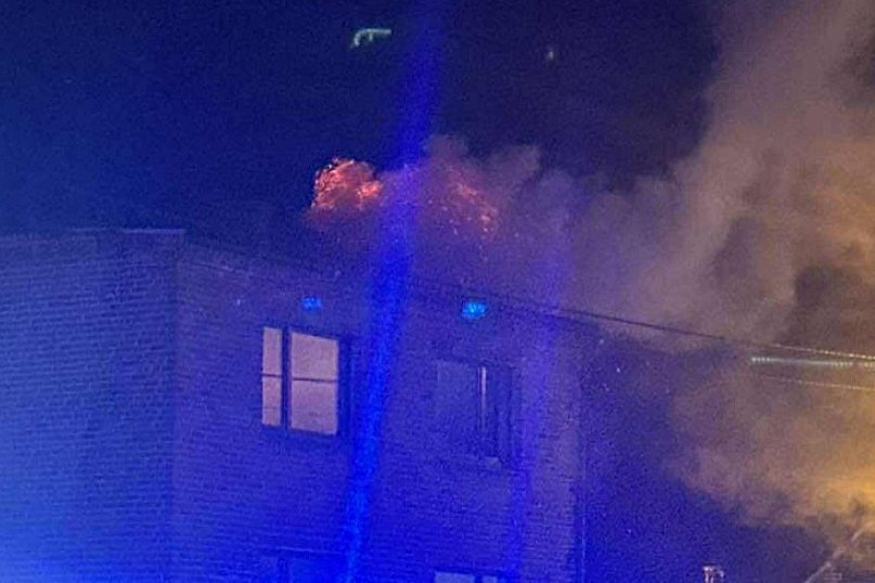 Pożar sadzy w kominie w Witaszycach