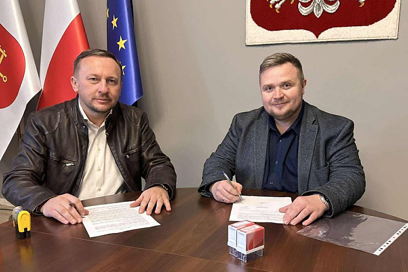 Podpisanie umowy na projekt ścieżki rowerowej z Bielejewa do Panienki