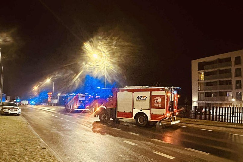 Wyciek gazu na stacji paliw przy Poznańskiej w Jarocinie