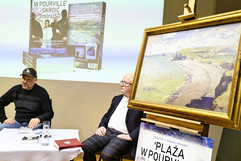 Monet, kradzież i śledztwo od kuchni. Sala Muzeum Regionalnego w Jarocinie pękała w szwach