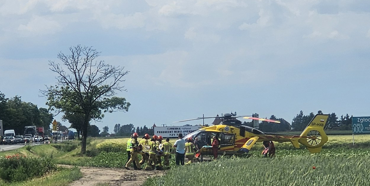 Ford w rowie, Volkswagen na boku Wśród poszkodowanych nasz mieszkaniec (ZDJĘCIA)