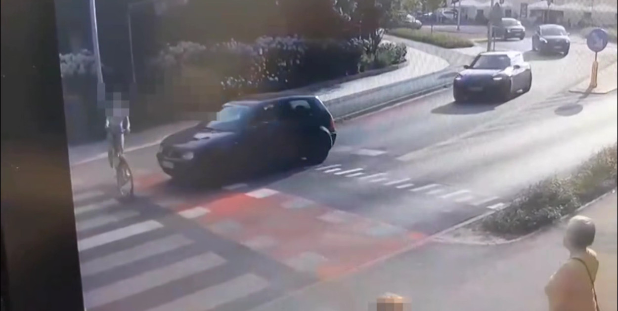 foto.: zrzut ekranu z nagrania udostępnionego przez Komendę Powiatową Policji w Jarocinie