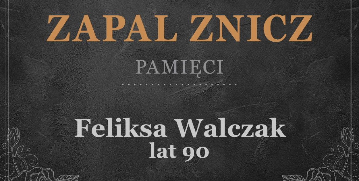 Nie żyje Feliksa Walczak. Jarocinianka miała 90 lat. To mama radnego miejskiego