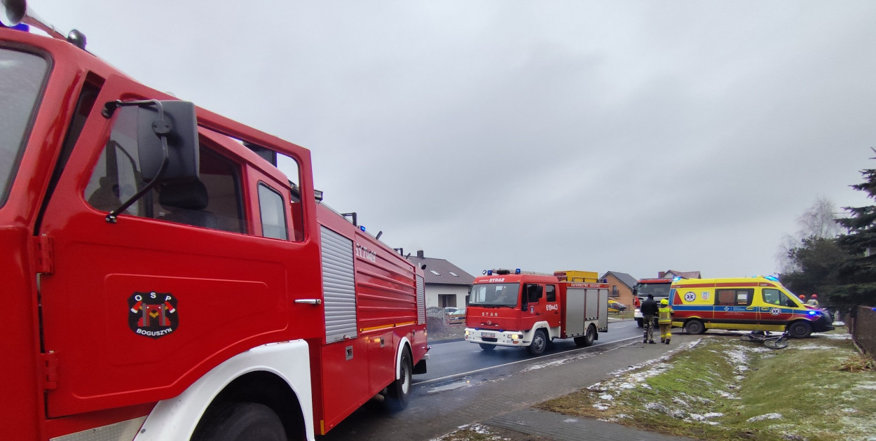 Dziecko zadławiło się w Boguszynie. Ratownicy błyskawicznie na miejscu (ZDJĘCIA)