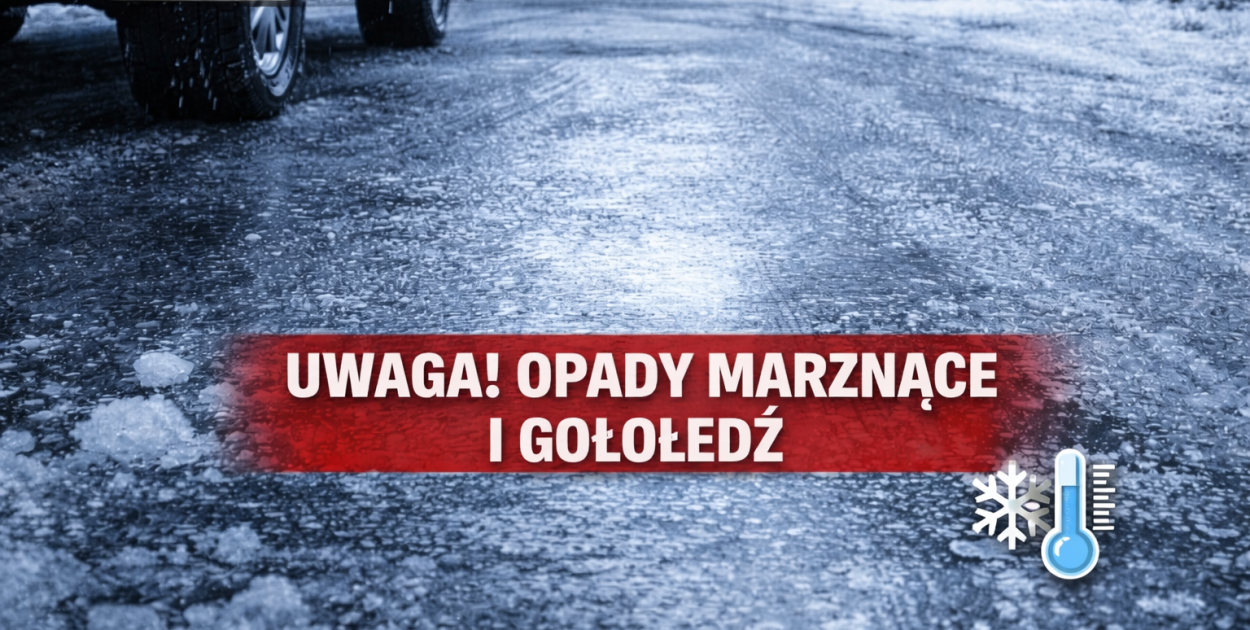 Niebezpieczne warunki pogodowe. IMGW ostrzega przed gołoledzią (AKTUALIZACJA)