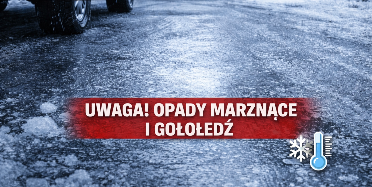 Uwaga na gołoledź. IMGW ostrzega
