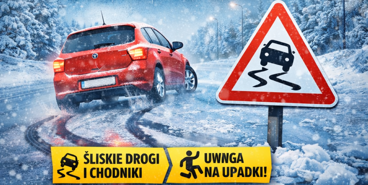 Niebezpieczne warunki pogodowe. IMGW ostrzega przed wyjściem z domu