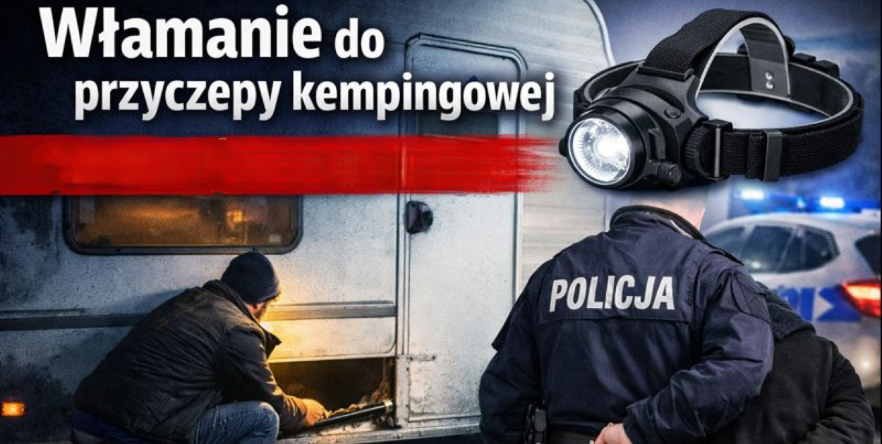 Ukradł miedź, radio i wyposażenie przyczep. 56-latek odpowie przed sądem