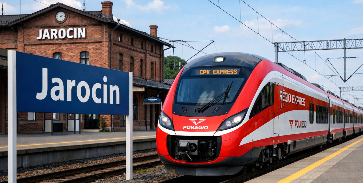 Rewolucja na torach. Z Jarocina pojedziesz szybkim pociągiem do CPK