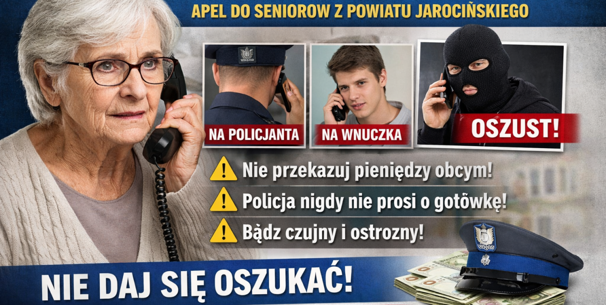Ktoś prosi o pieniądze przez telefon? Policja ostrzega seniorów