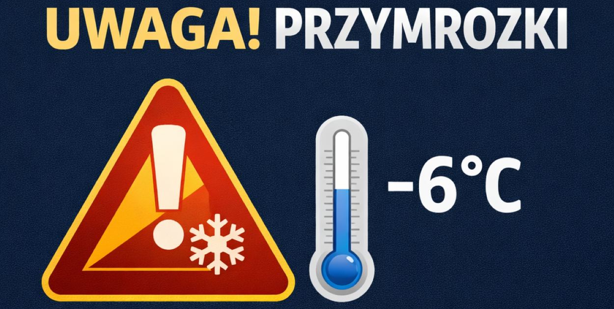 Zimno nadchodzi! Wydano alerty dla naszego powiatu