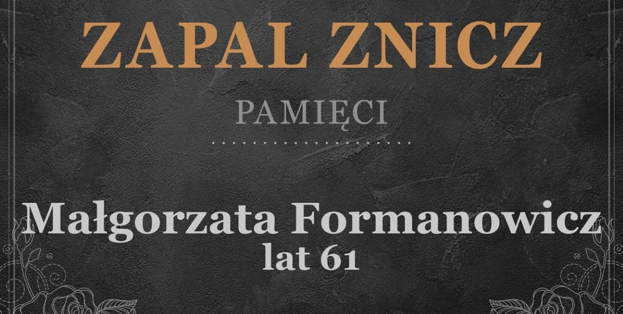 Nie żyje Małgorzata Formanowicz. Zespół Szkół nr 4 żegna swoją nauczycielkę