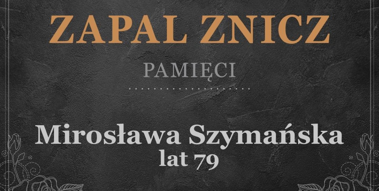 Nie żyje Mirosława Szymańska. OSP Witaszyce w żałobie